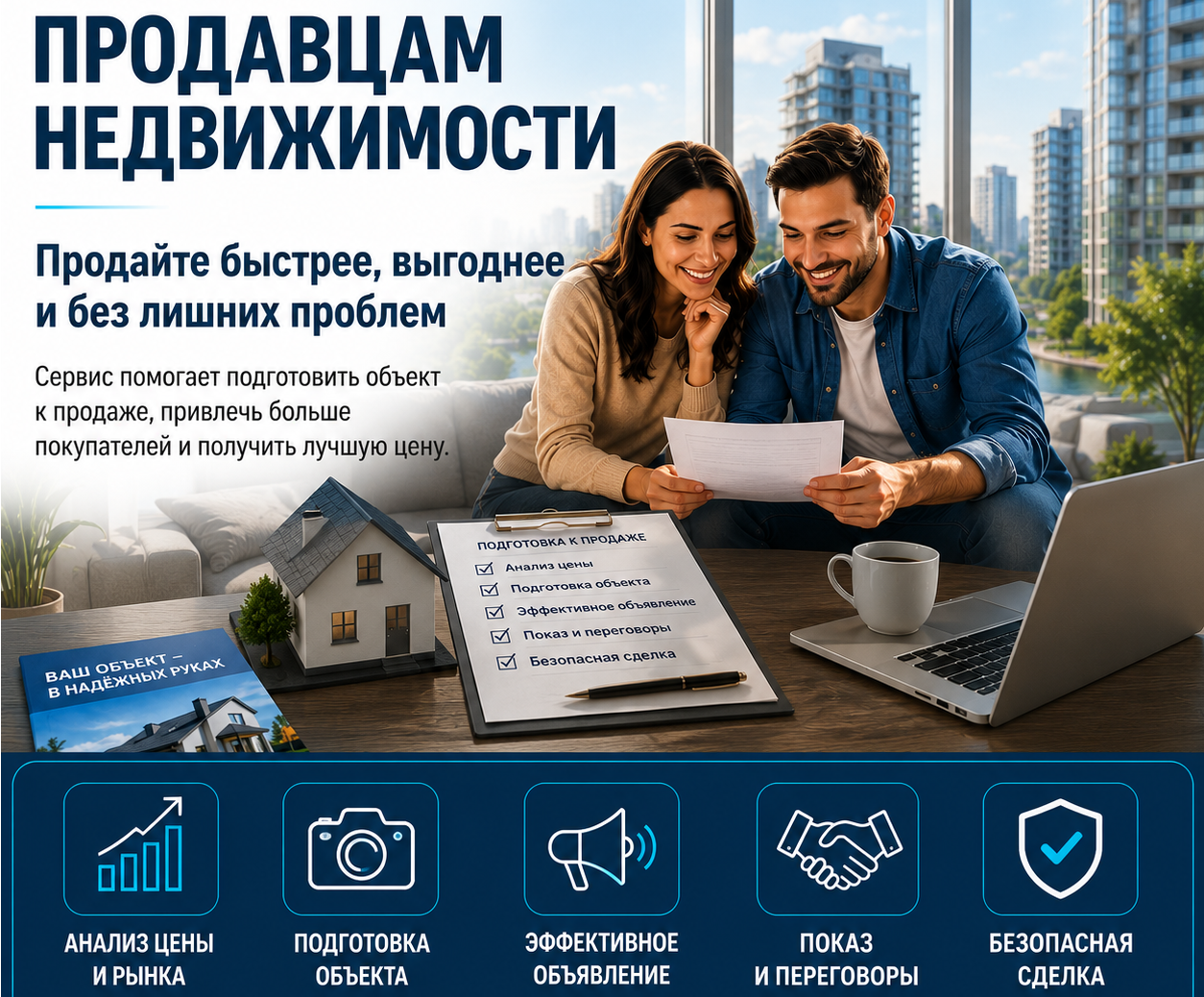 Помощь продавцам недвижимости